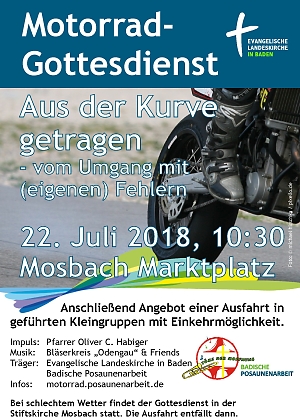 Motorradfahrergottesdienst Mosbach - Anklicken zum Vergrößern