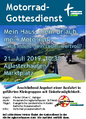 Motorradfahrergottesdienst Aglasterhausen